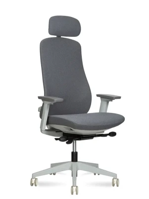 Кресло для руководителя Sunon Медуза / Meduza серая ткань