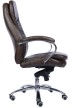 Кресло для руководителя Everprof Valencia M кожа EC-330 Leather Brown - 2